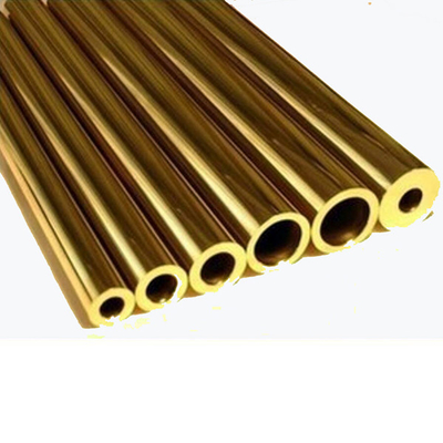 স্পষ্টতা বিজোড় পিতল টিউব ASTM C22000 99.9% বিশুদ্ধ সোজা H62 পাতলা প্রাচীর ETP সোজা কপার টিউব