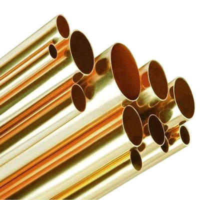 স্পষ্টতা বিজোড় পিতল টিউব ASTM C22000 99.9% বিশুদ্ধ সোজা H62 পাতলা প্রাচীর ETP সোজা কপার টিউব