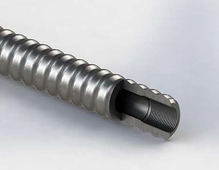 T40 স্বয়ং ড্রিলিং ফাঁপা অ্যাঙ্কর বার 40mm 3m 4m 40Cr 660KN